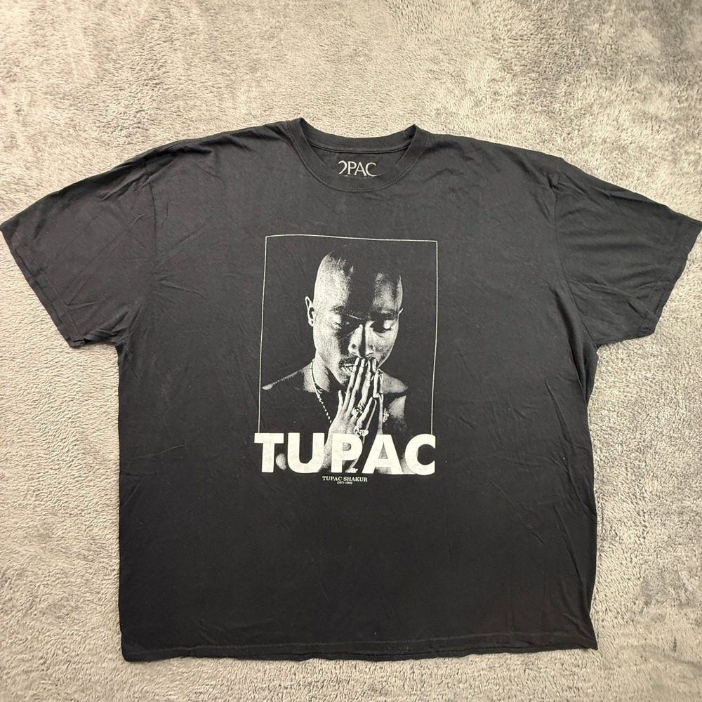 2Pac Official Merch Shirt Rap Tee Mens 4XL So Many Tears Only God